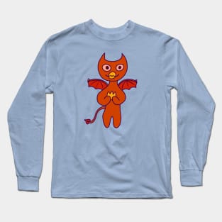 Orange Devil Long Sleeve T-Shirt